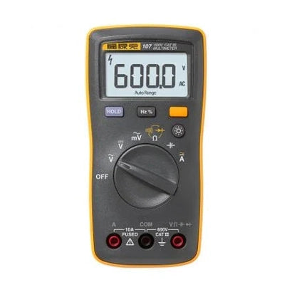 Fluke 107 Pocket Digital Multimeter โ True RMS Handheld Tester
