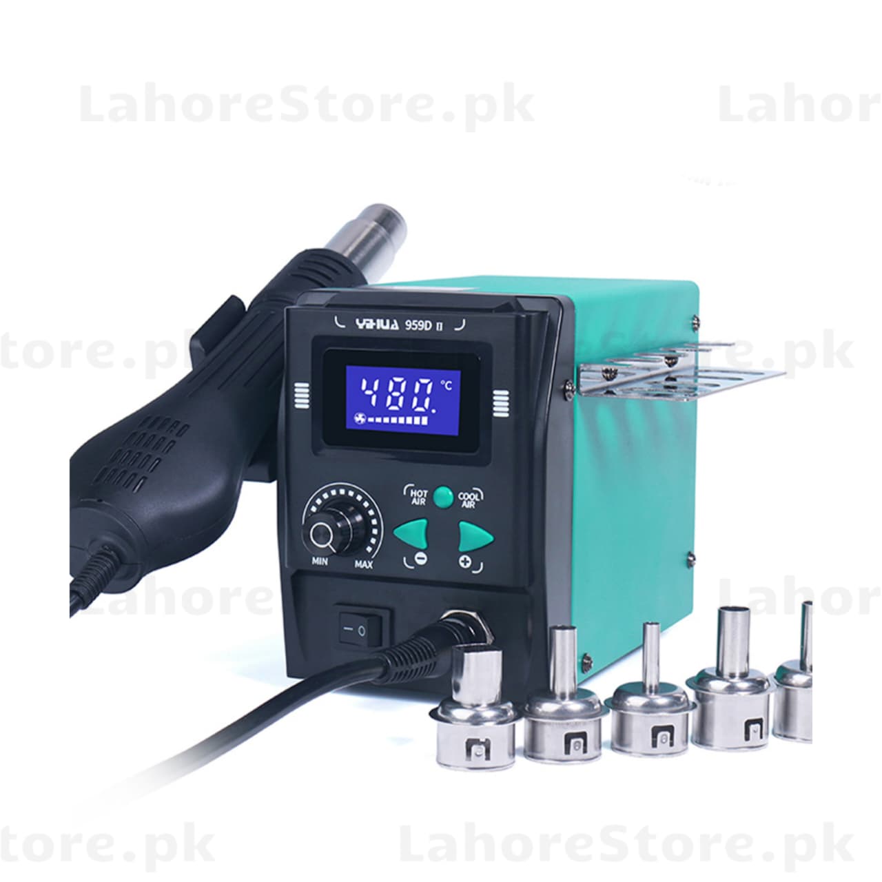 YH 959D II Hot Air Gun SMD Rework Station | Digital SMD Hot Air Rework & Repair System