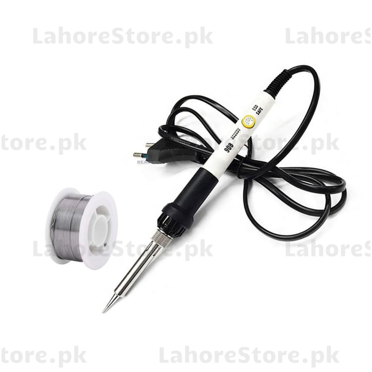 908C Variable Temperature Soldering Iron – Adjustable Heat Control (220V) | LahoreStore