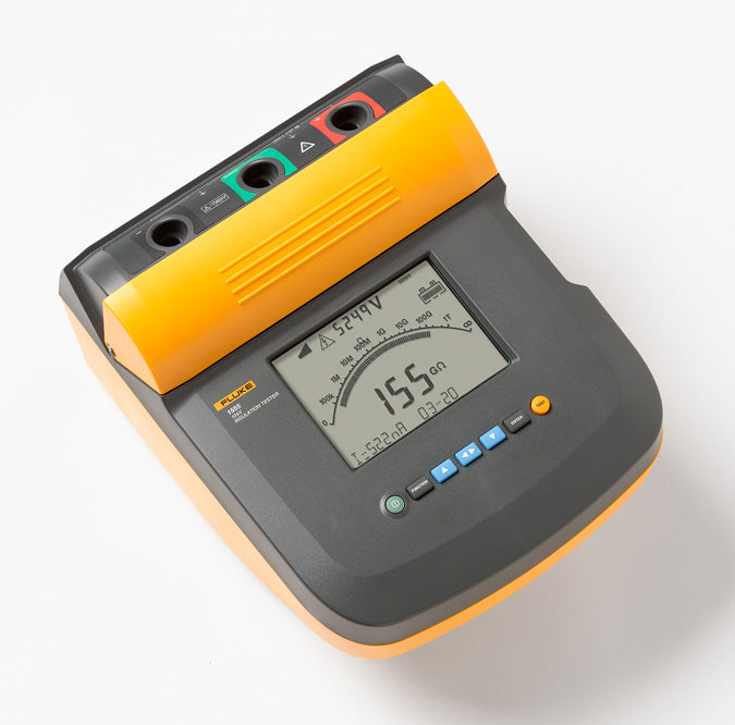 Fluke 1555 FC Insulation Resistance Tester – 10 kV Digital Megohmmeter with Wireless Data Logging