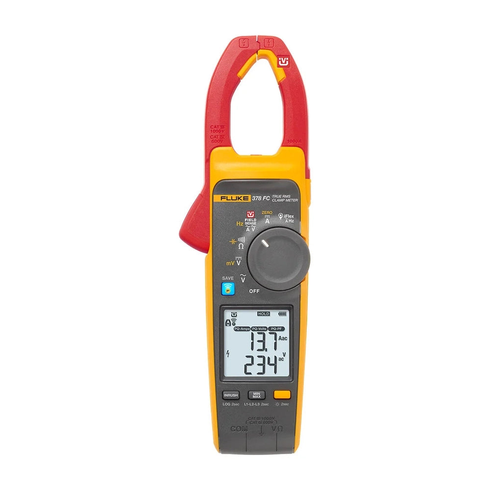 Fluke 378 FC Non-Contact Voltage True-rms AC/DC Clamp Meter with iFlex