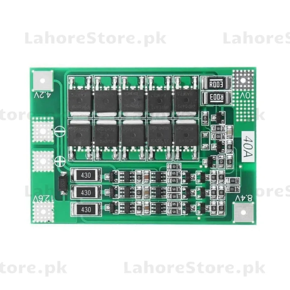 3S 40A BMS 11.1V / 12.6V 18650 Lithium Battery Protection Board – Battery Management System - Lahore Store