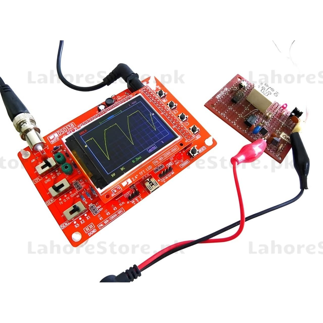 DSO138 DIY Digital Oscilloscope Kit – 2.4" TFT Handheld Electronic Signal Testing Tool