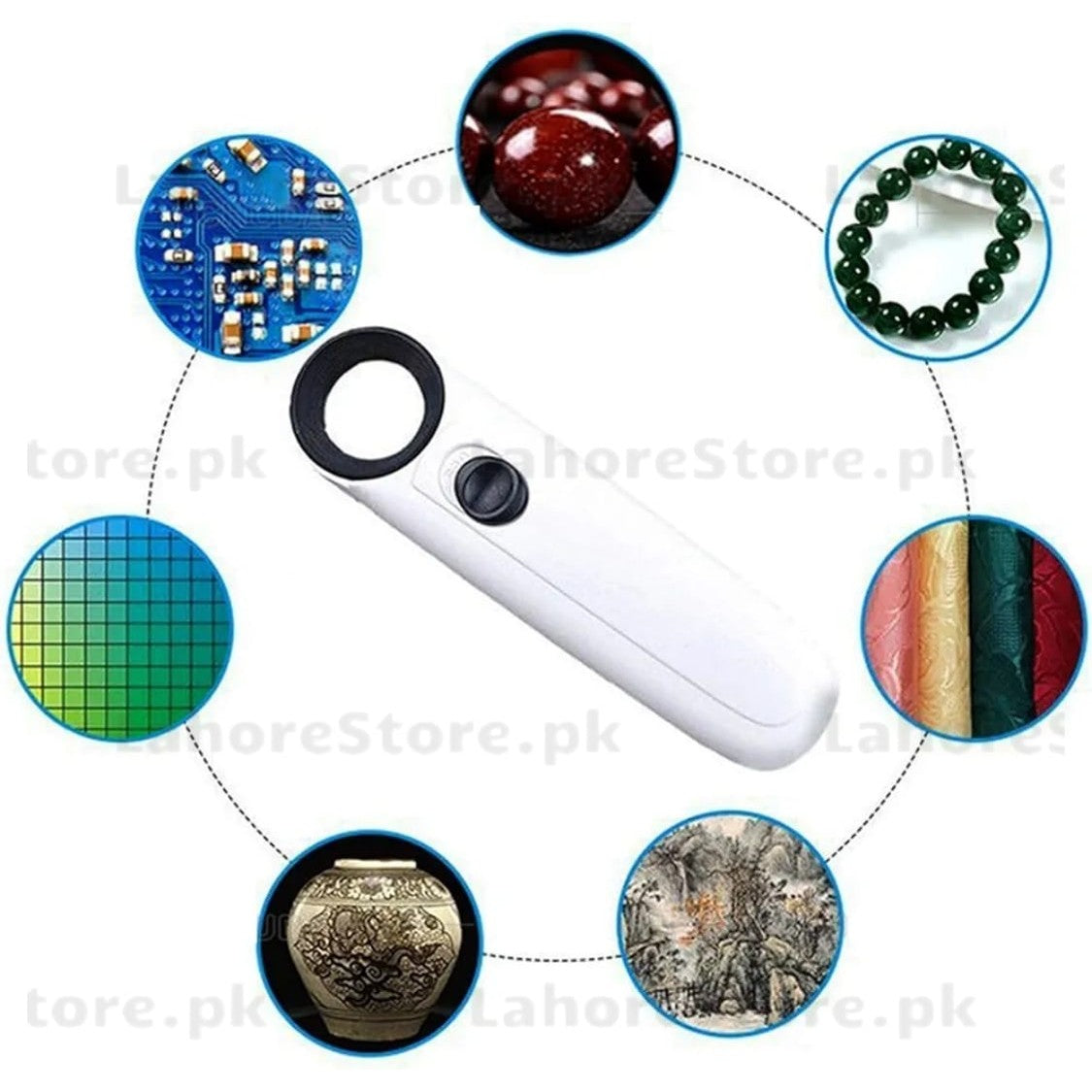 Portable LED Light Magnifier – Handheld Illuminated Magnifying Glass