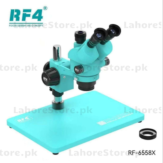 RF 6558X Trinocular Stereo Microscope for Laboratory & Industrial Inspection