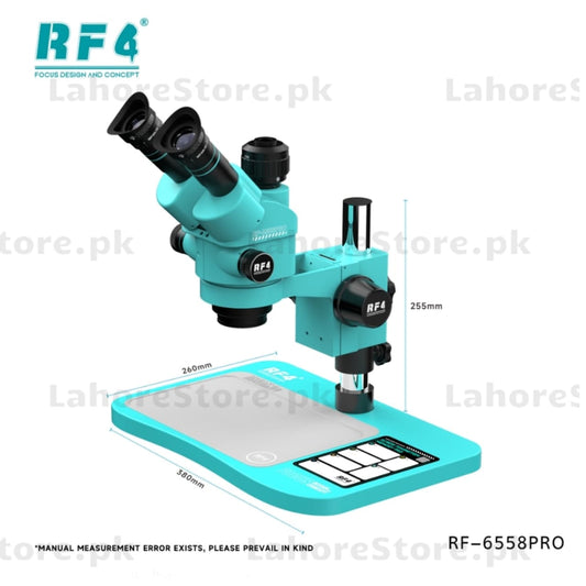 RF 6558 PRO Trinocular Stereo Microscope for Laboratory & Industrial Inspection