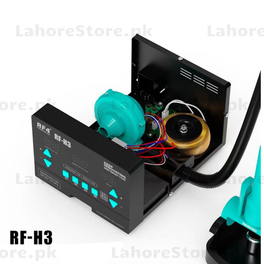 RF H3 Hot Air Rework Station – Digital Temperature & Airflow Control | LahoreStore`