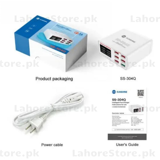 RL 309U 6 Ports Smart Multiport Charger – Fast Charging Station | LahoreStore