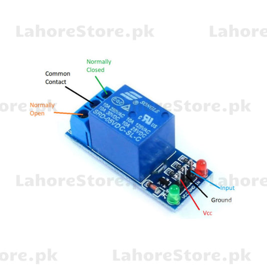 1 Channel Relay Module 5V for Arduino, Raspberry Pi & Microcontroller Projects