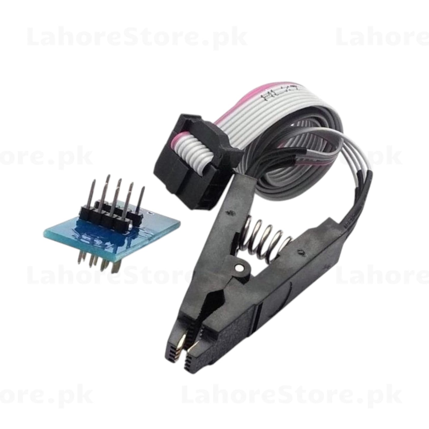 SOIC8 SOP8 Test Clip with Ribbon Cable & Adapter Board