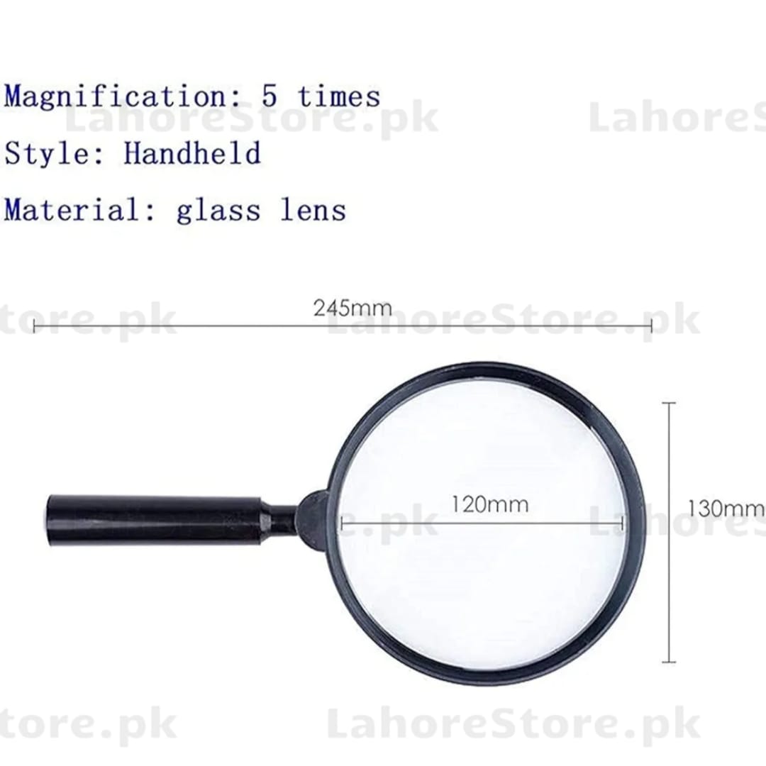 MAGNIFYING 6906 – 120mm | Extra‑Large High‑Clarity Handheld Magnifier