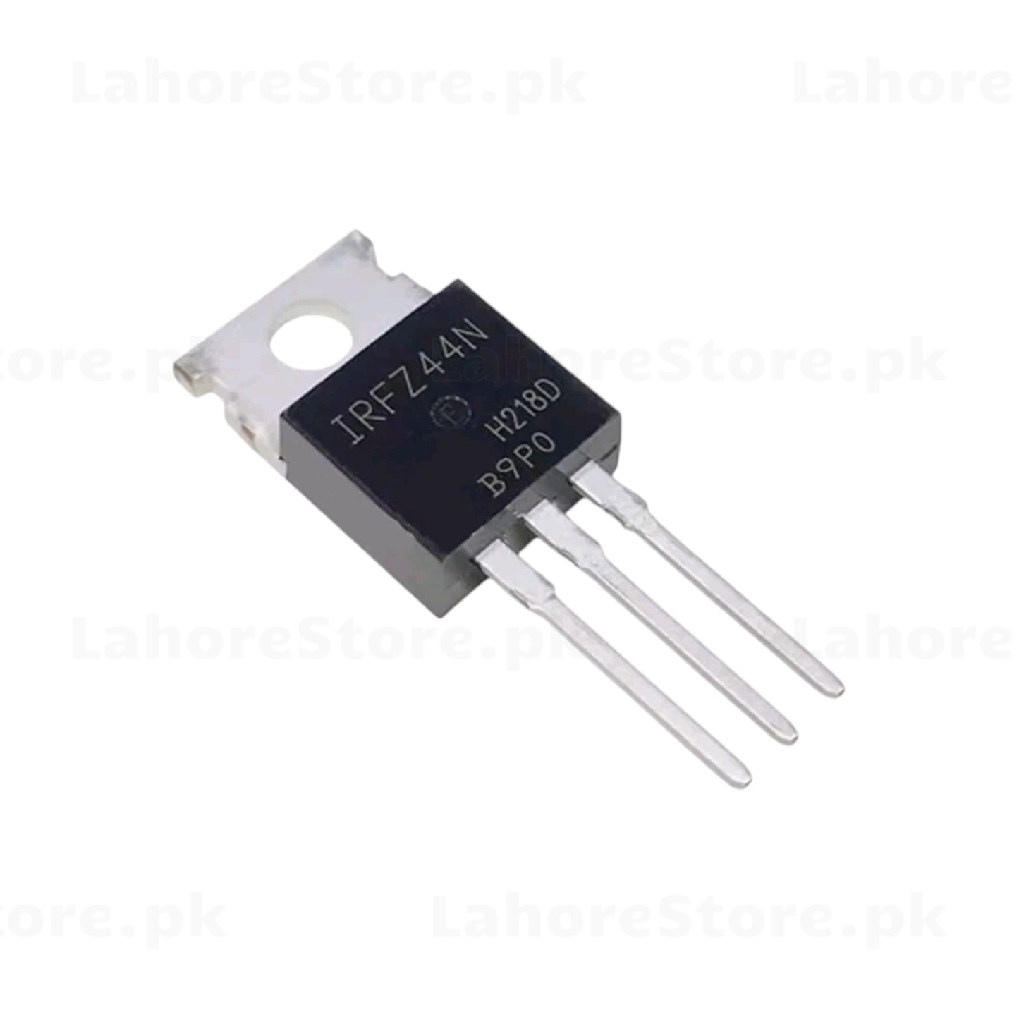 IRFZ44N N-Channel MOSFET TO-220 package showing part number and markings