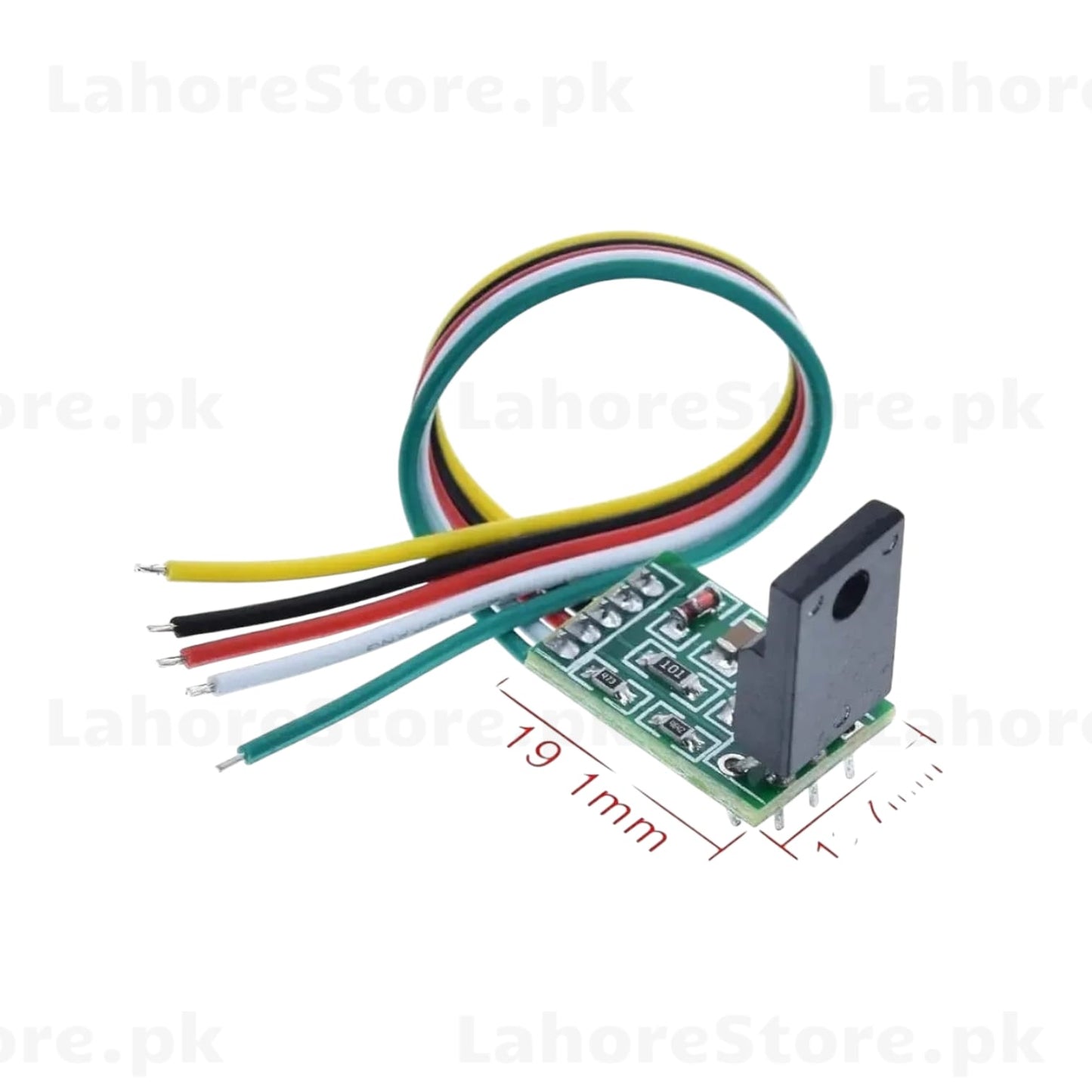 Hall Effect Current Sensor Module PCB dimensions 19.1mm