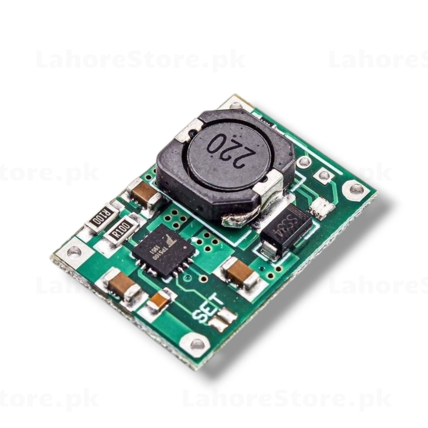TP5100 2A Li-ion LiPo battery charger module green PCB with 220uH inductor