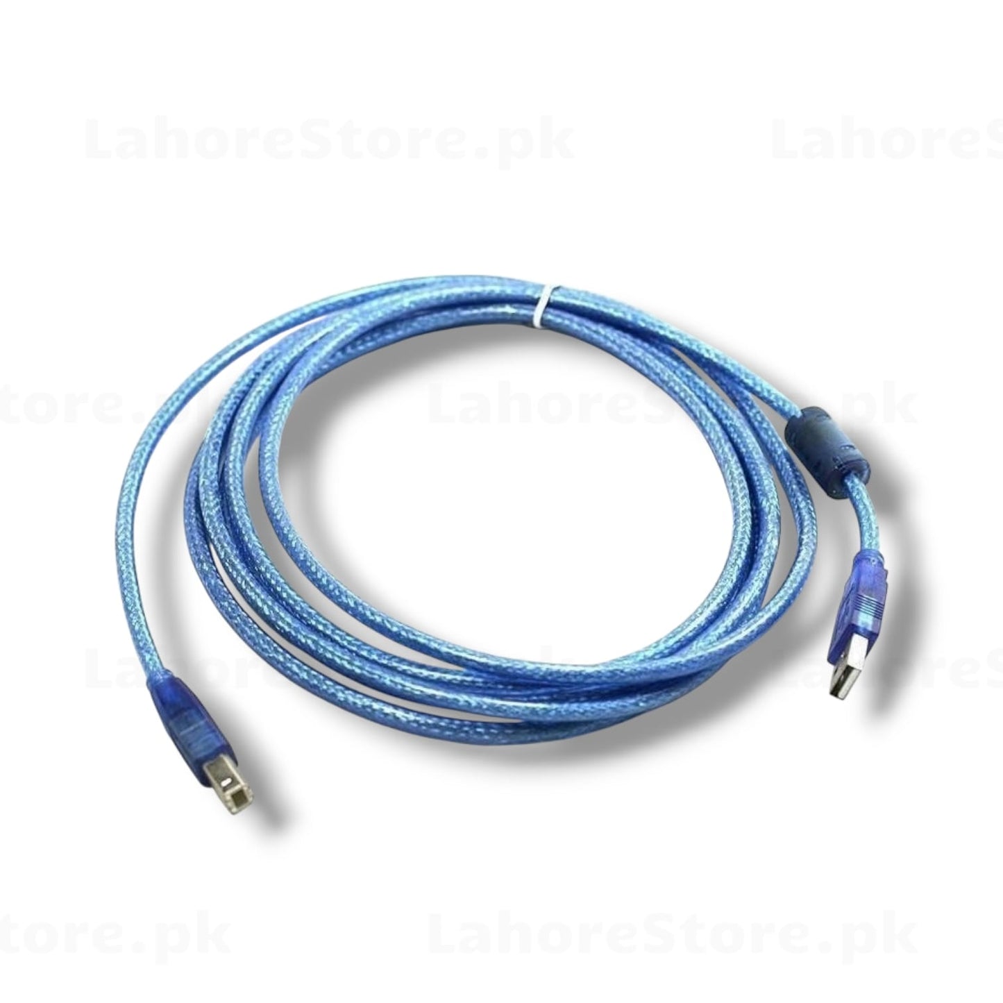 USB Type-A to Type-B Blue Braided Printer Cable