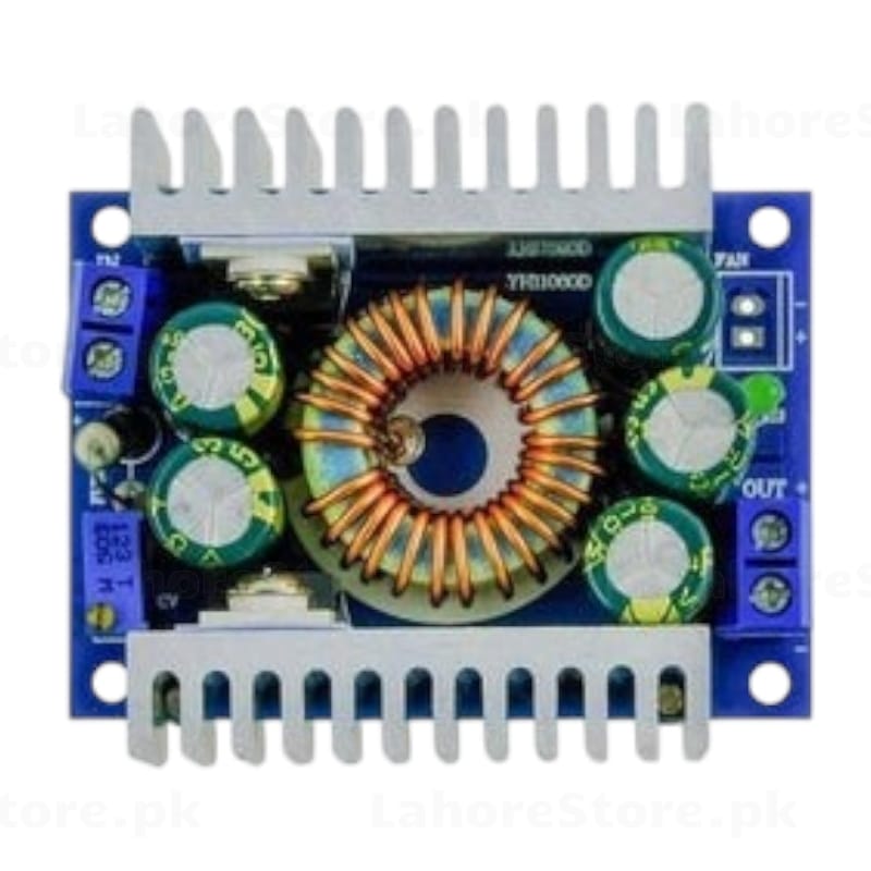 DC-DC Buck Converter 300W 20A step-down module with toroidal inductor - top view