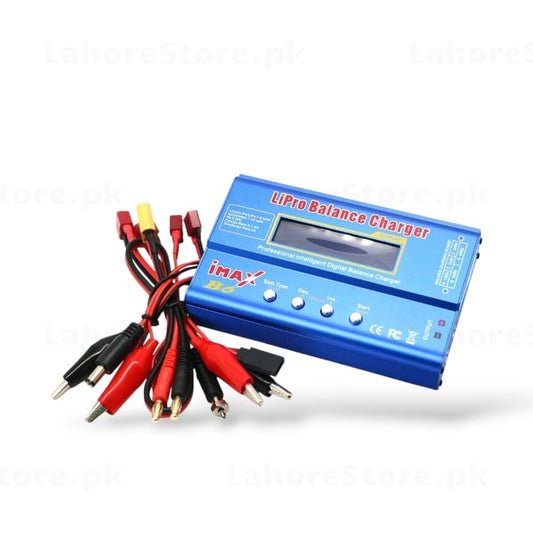 iMAX B6 80W LiPo Balance Charger with box, adapter and cables