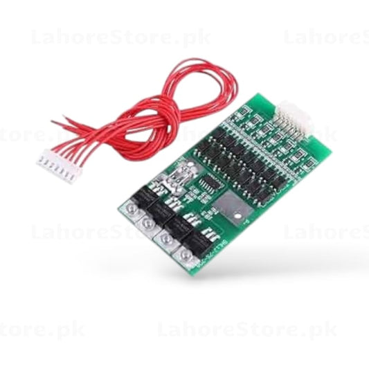 5S 18.5V BMS LiPo Battery Protection Board with balance harness - top view