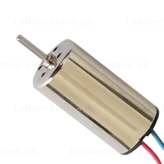 8520 Coreless DC Motor with black propeller attached