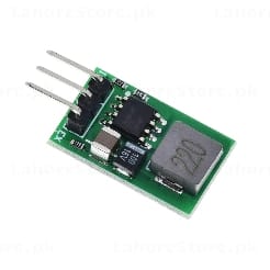 3-in-1 DC-DC Buck Converter Module back view showing 3.3V 5V 12V solder jumper pad selector