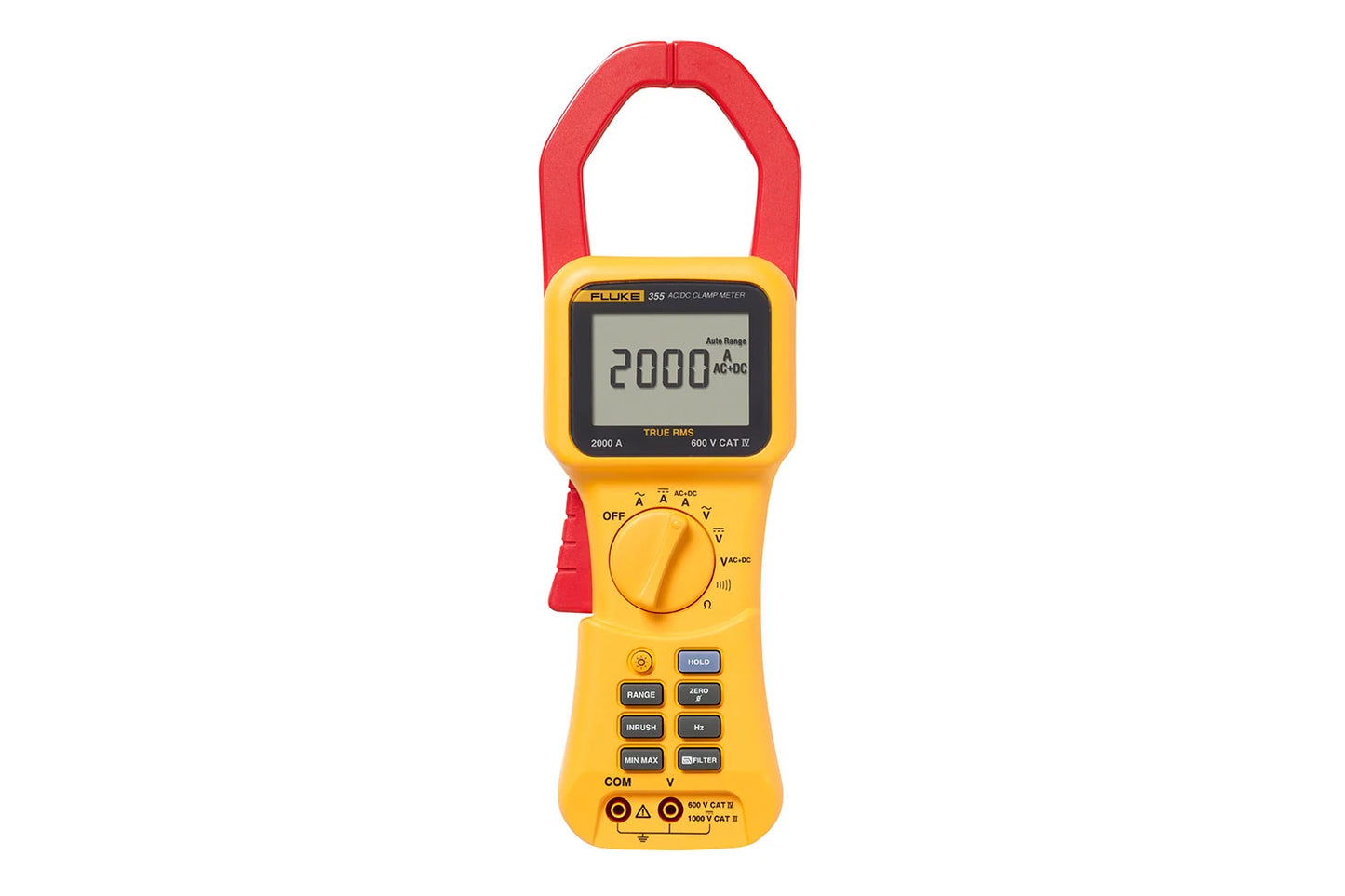 Fluke 355 True-RMS 2000A Clamp Meter for High Current Measurement