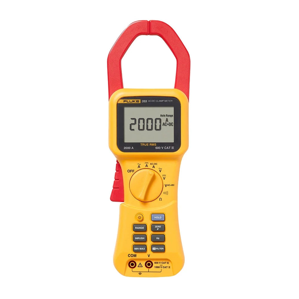 Fluke 355 True-RMS 2000A Clamp Meter for High Current Measurement
