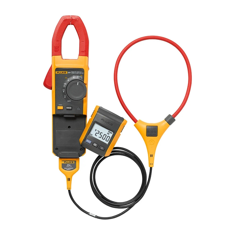 Fluke 381 Remote Display True-RMS AC/DC Clamp Meter with iFlex