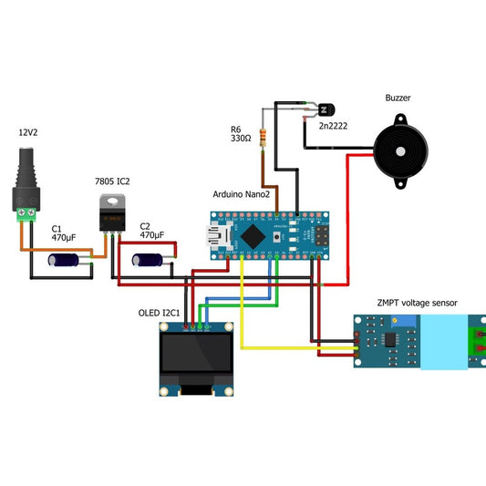 Buy ZMPT101B 250V AC Voltage Sensor Module for Arduino | LahoreStore