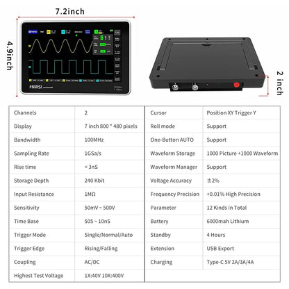 FR 1013D S 100MHz 2 CHANNEL OSCILLOSCOPE