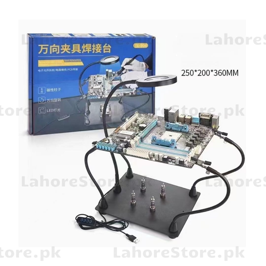 TE 808 LED Magnifier Handle – High‑Clarity Handheld Magnifying Glass with LED Light