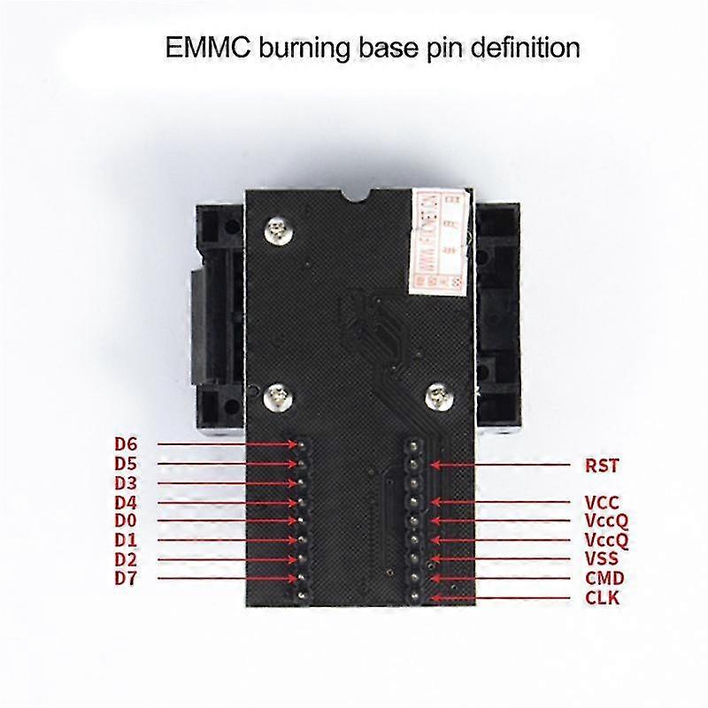 eMMC Socket BGA169 & BGA153 Adapter - RT-BGA169-01 V2.5 with 4 Size Inserts
