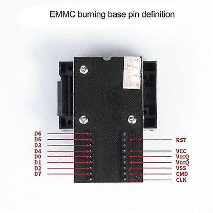 eMMC Socket BGA169 & BGA153 Adapter - RT-BGA169-01 V2.5 with 4 Size Inserts