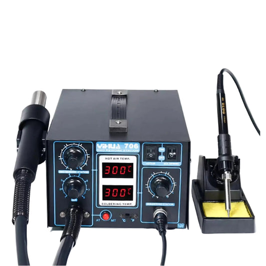 YH 706 2 Rework Station | Digital Hot Air SMD Rework & Desoldering Station