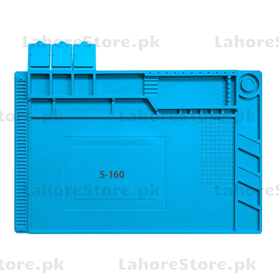 TE S190 Heat Insulation Mat – High‑Temperature Silicone Soldering Repair Mat
