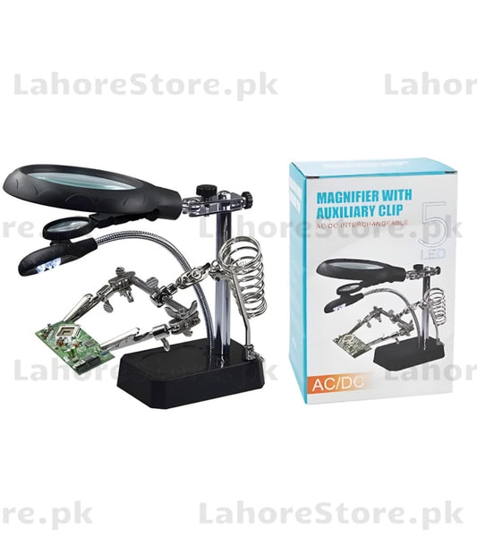 TE 800 LED Magnifier Handle – High‑Brightness Handheld Magnifying Glass