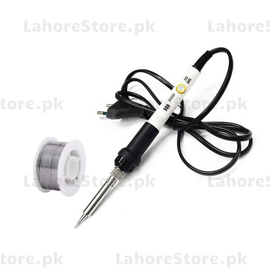 908C Variable Temperature Soldering Iron – Adjustable Heat Control (220V) | LahoreStore