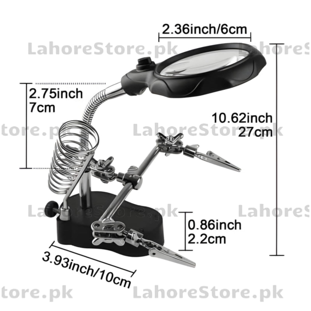 Handheld Magnifier Inspection TE 801 LED Magnifier Handle – Handheld Reading & Inspection Lens ...