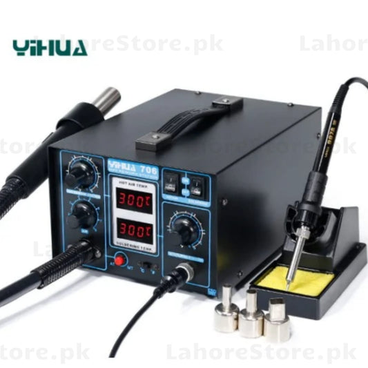 YH 706 Rework Station | Digital Hot Air SMD Rework & Desoldering Station