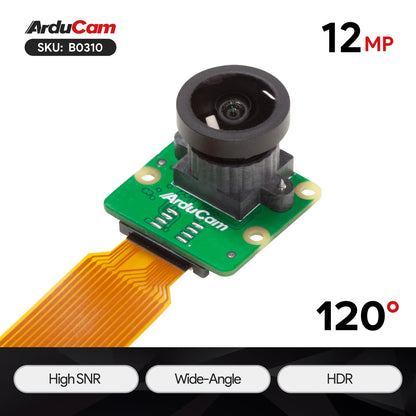IMX708 12MP Wide Angle Camera Module B0310 for Raspberry Pi