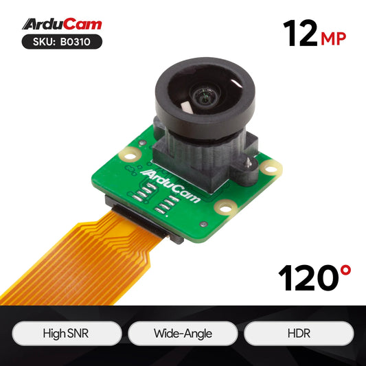 IMX708 12MP Wide Angle Camera Module B0310 for Raspberry Pi