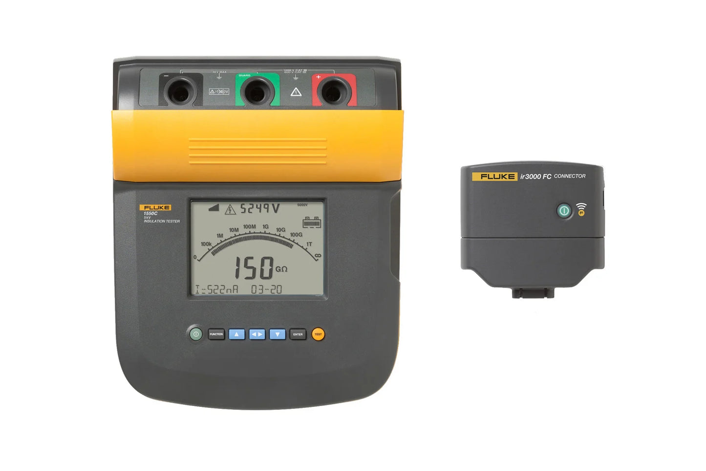 Fluke 1550C Insulation Resistance Tester – High Voltage 5 kV Digital Megohmmeter