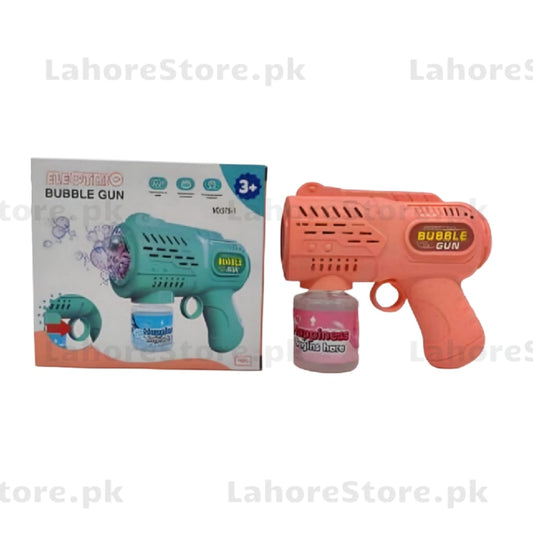 Electric Bubble Gun Toy with Soap Solution & Refill – Fun Outdoor Play for Kids