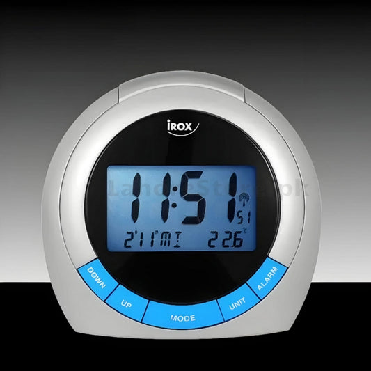IROX Digital Alarm Clock with Temperature, Calendar & Snooze Function