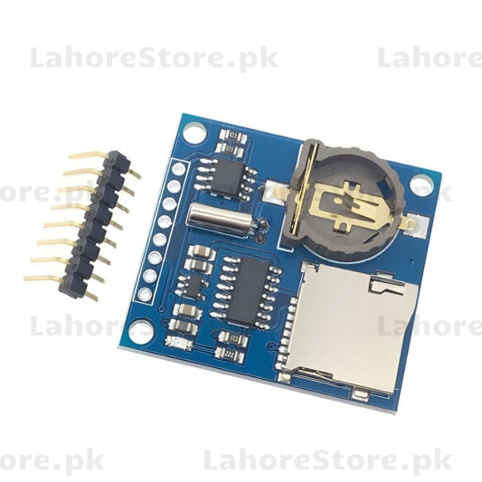 Data Logging Module with RTC & SD Card Slot for Arduino – Real Time Clock Recorder