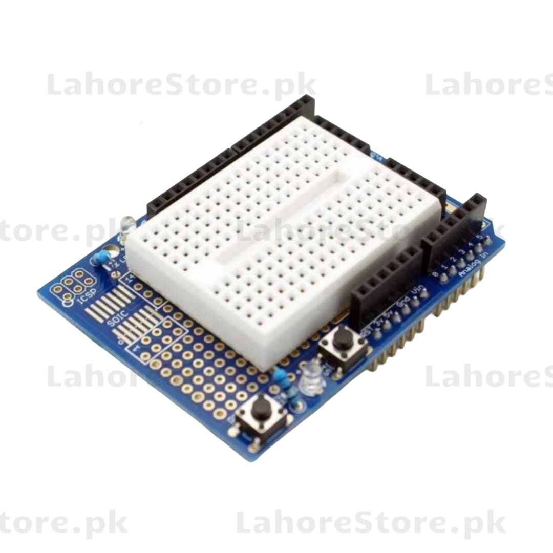 Arduino Prototype Shield with 170 Pinhole Breadboard | Prototyping Expansion Board