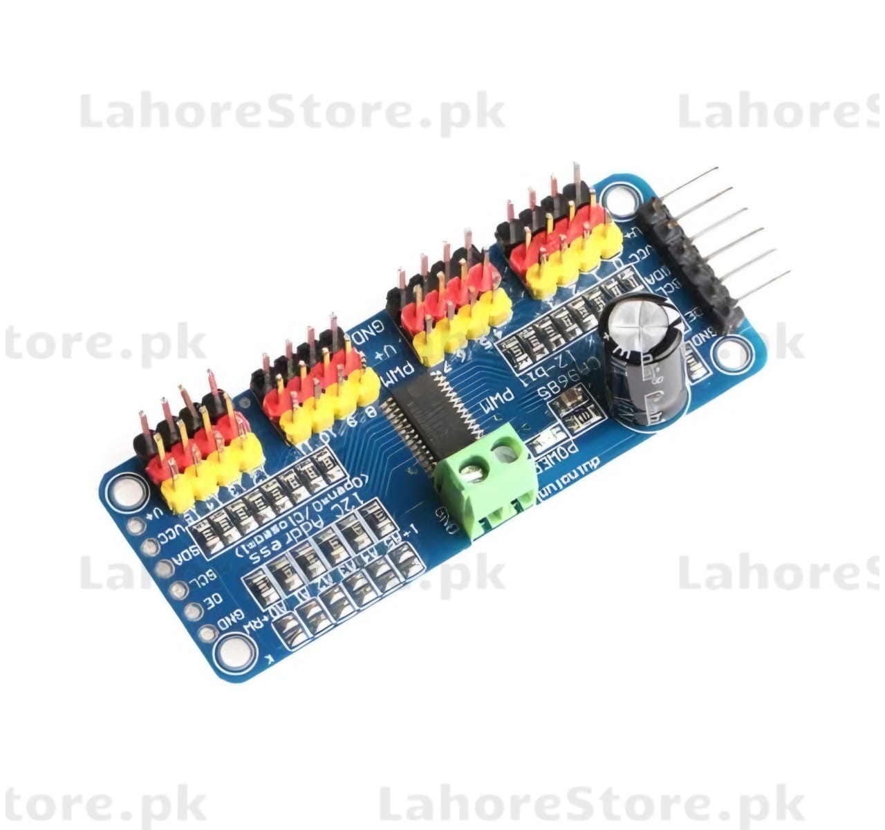 PCA9685 16-Channel 12-bit PWM Servo Driver – I2C Interface