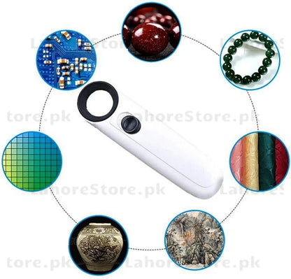 Portable LED Light Magnifier – Handheld Illuminated Magnifying Glass