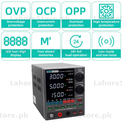 SG 3005PM DC POWER SUPPLY | 0–30V 0–5A ADJUSTABLE BENCH POWER SUPPLY