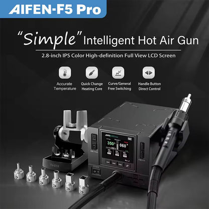 AIFEN F5 Pro Hot Air Gun – Professional LCD Hot Air Rework Station