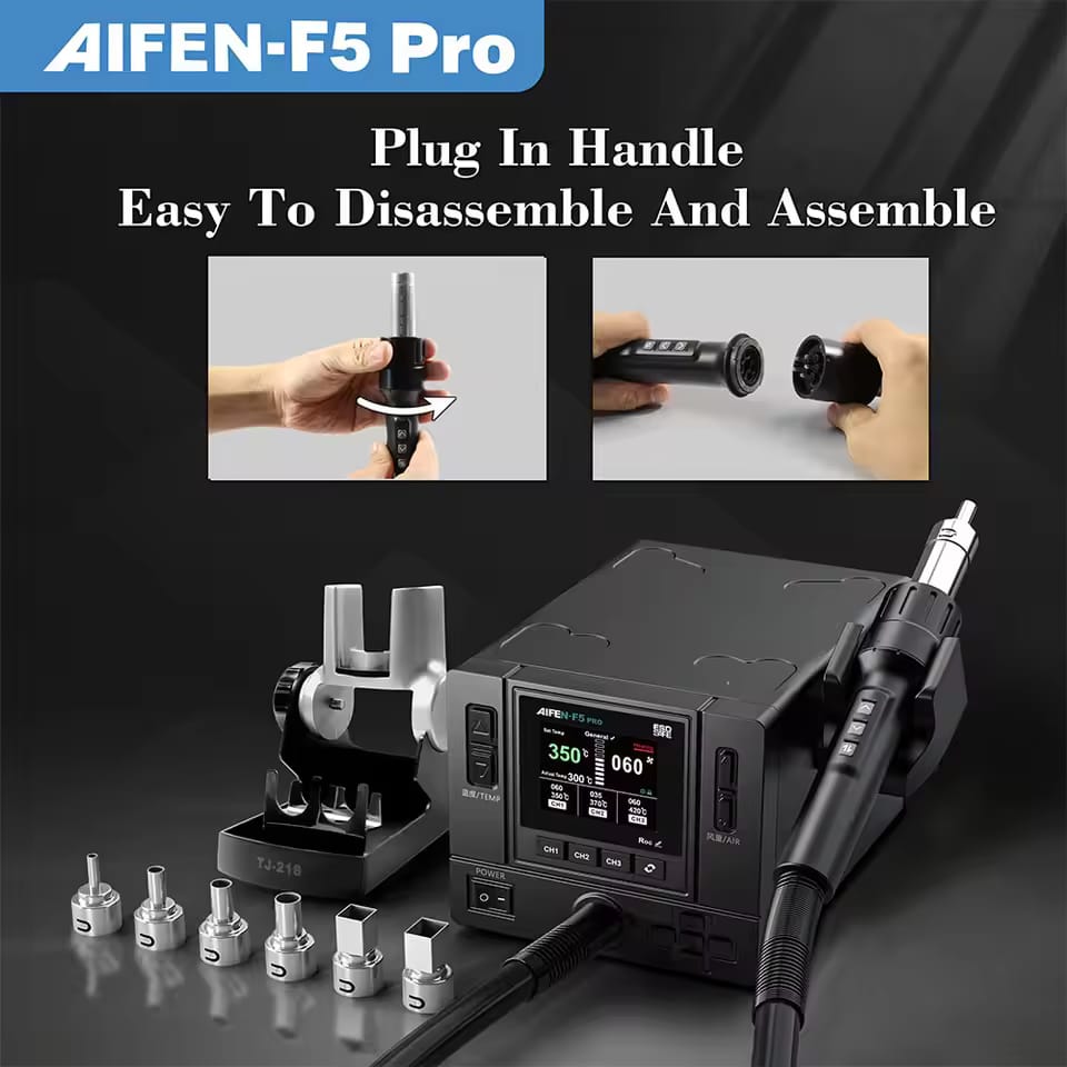 AIFEN F5 Pro Hot Air Gun – Professional LCD Hot Air Rework Station